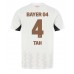 Maillot de foot Bayer Leverkusen Jonathan Tah #4 Extérieur vêtements 2024-25 Manches Courtes